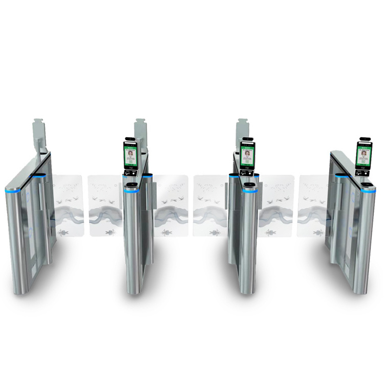 Automatic Swing Gate Face Recognition Automatic Turnstile Security High Speed Turnstile For Access Control