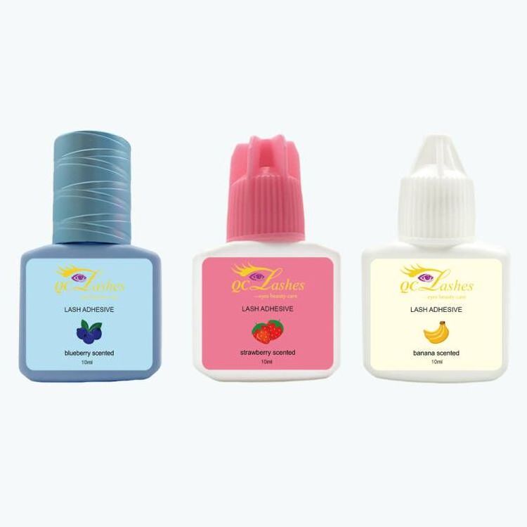 latex 0.5 Second Waterproof Low Humidity banana strawberry scented Glue For Eyelash Extension Korea strong lash Adhesive Glue