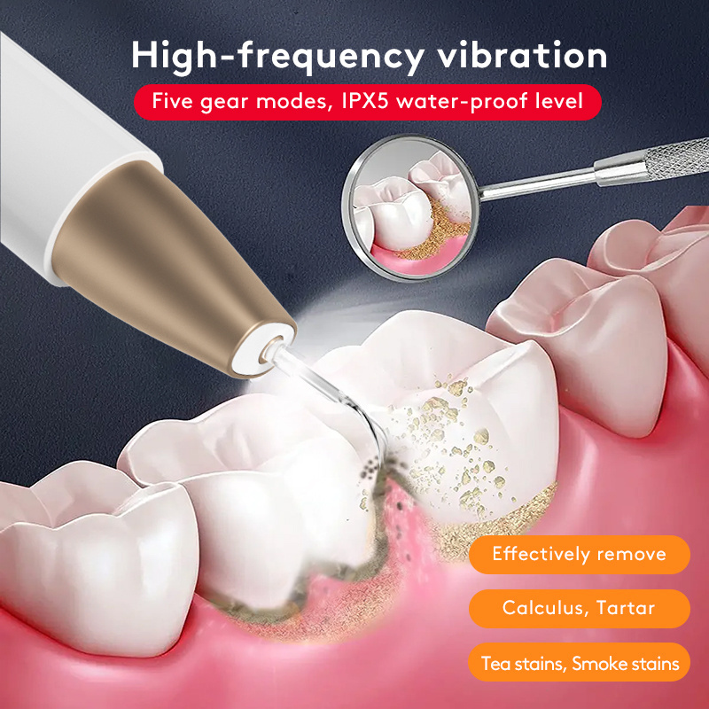 Portable Dental Water Jet Family Water Flosser Oral Irrigator Dental Scaler At Home Electric Ultrasonic Tooth Cleaner Kit