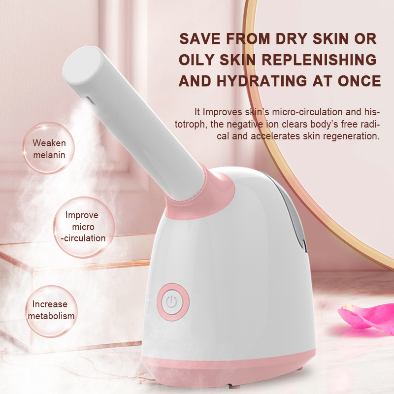 Portable face steam machine nano ionic facial steamer Aromatherapy Hot Mist Spray