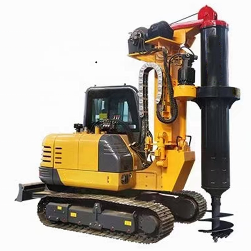 Light machine mini rotary drilling rig for install concrete concrete pile