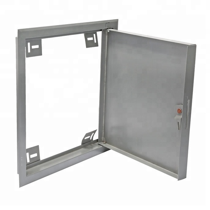 Galvanized Steel Frame Slotted Lock Ceiling Access Panel with gray color