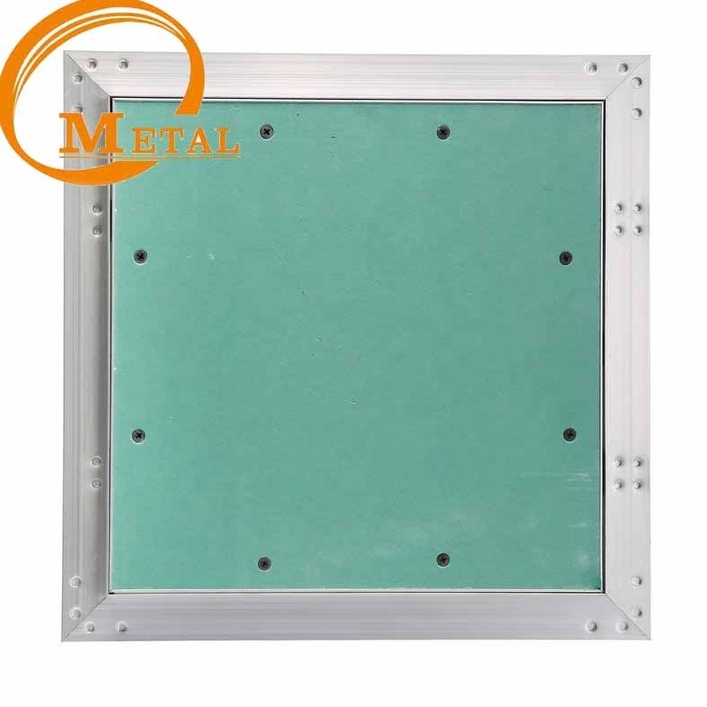 Push Lock Plasterboard Inlay Light Aluminum Drywall Access Panel