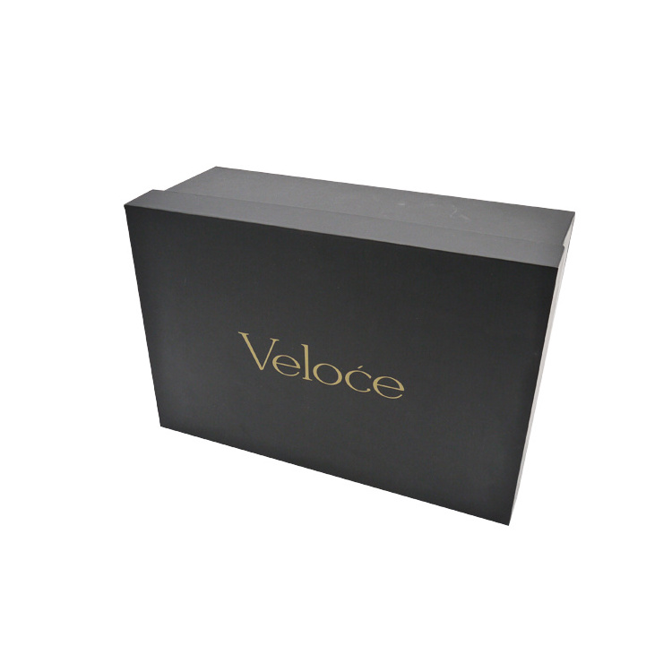 Customized Logo Paper Black Lid And Base Gift Boxes Packaging Cheap Wholesale Empty Shoes Box