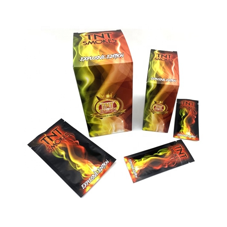 Cheap customize print plastic foil crushed grabba damiana natural leaf fronto leaf whole tobacco leaf wraps zipper bag