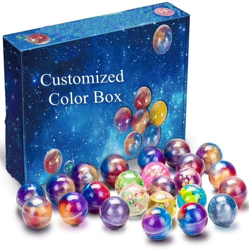 36 Galaxy Slime Party Favors Ball Toy Crystal Ball Mud Creative Modeling Clay Kids Putty Anti Stress capsules slime Toy