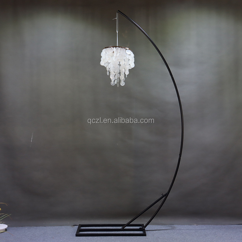 Customized Black Mental Arch Cake Swing Stand Cake Hanger Chandelier Hanger Arch Stand for Wedding