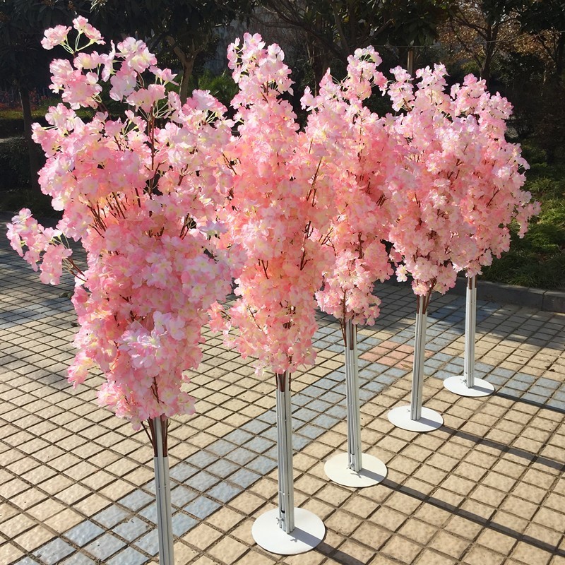 Indoor Cherry Blossom Artificial Flower Tree For Decoration