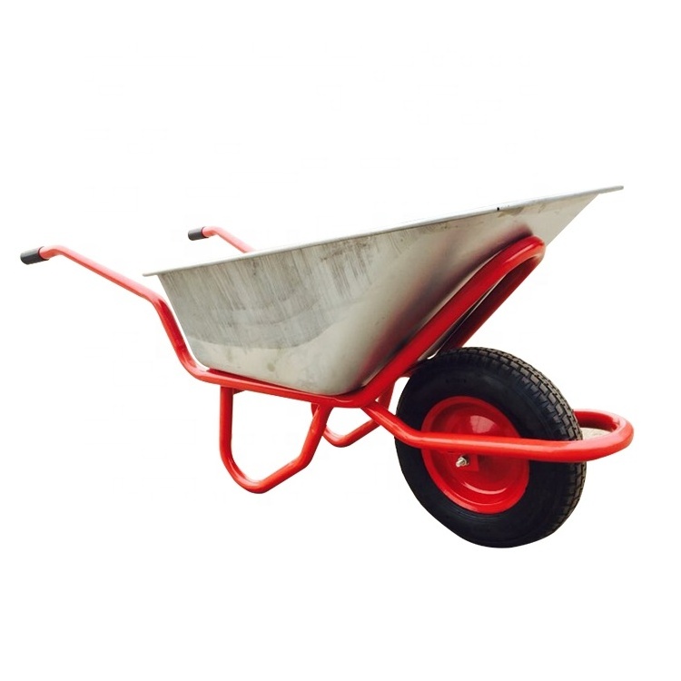 200 kg stable reinforced plate narrow wheelbarrow design