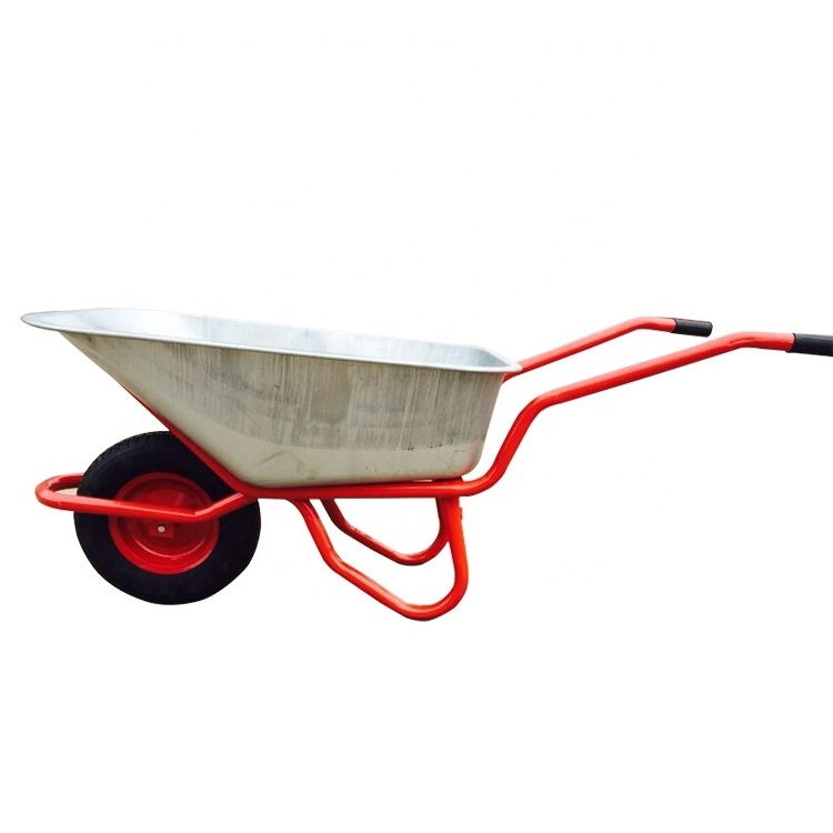 200 kg stable reinforced plate narrow wheelbarrow design