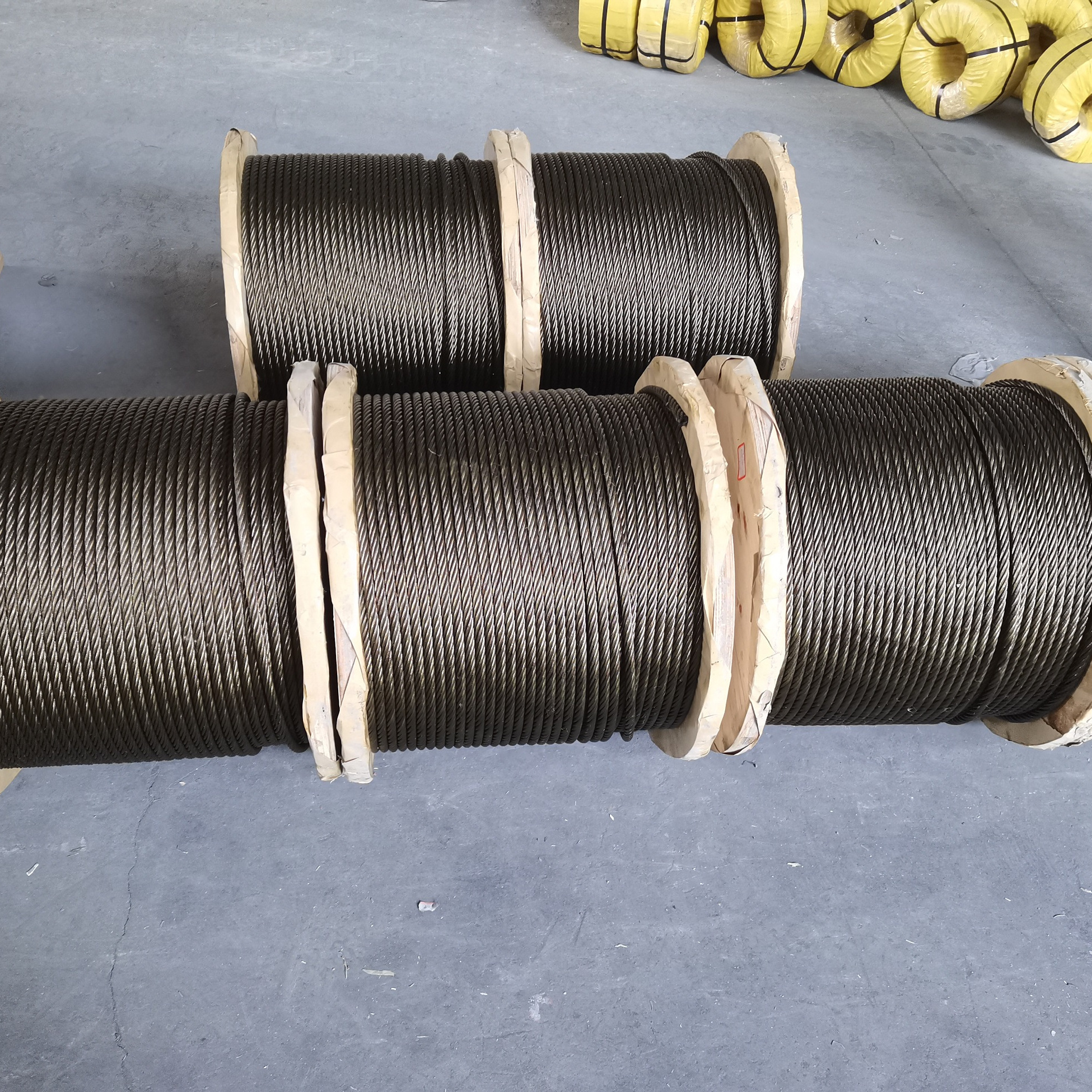 Lifting Cable 8*19S+IWRC Ungalvanized Galvanized Elevator Application Steel Wire Rope