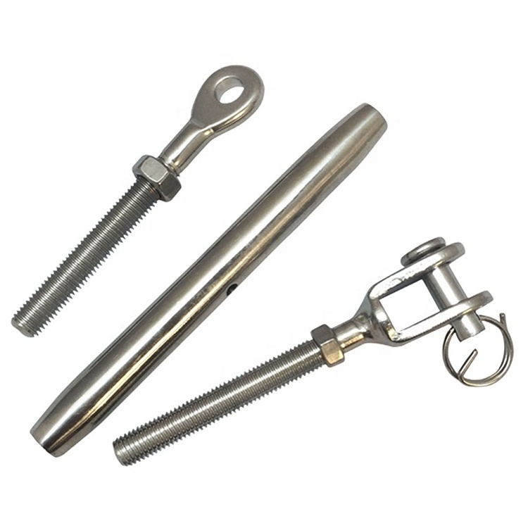 Stainless Steel 316 Wire Rope Turnbuckle with Jaw End Swage Terminal