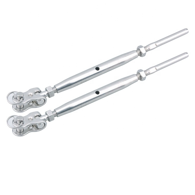 Stainless Steel 316 Wire Rope Turnbuckle with Jaw End Swage Terminal