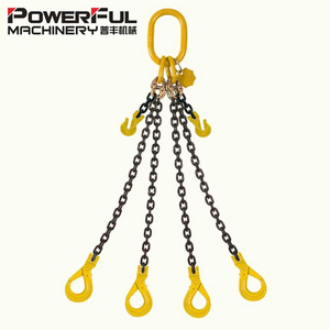 High Quality Safety Factor 4 Four Legs Hook Lifting Chain Sling