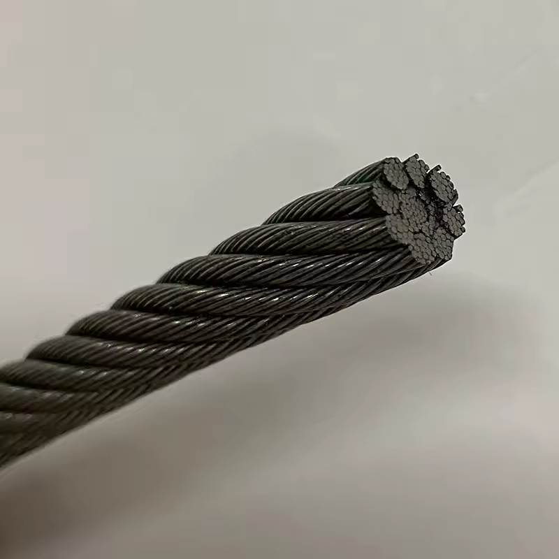 Factory  8*19 Cables steel wire rope for elevator industry machine hot dipped galvanized steel rope