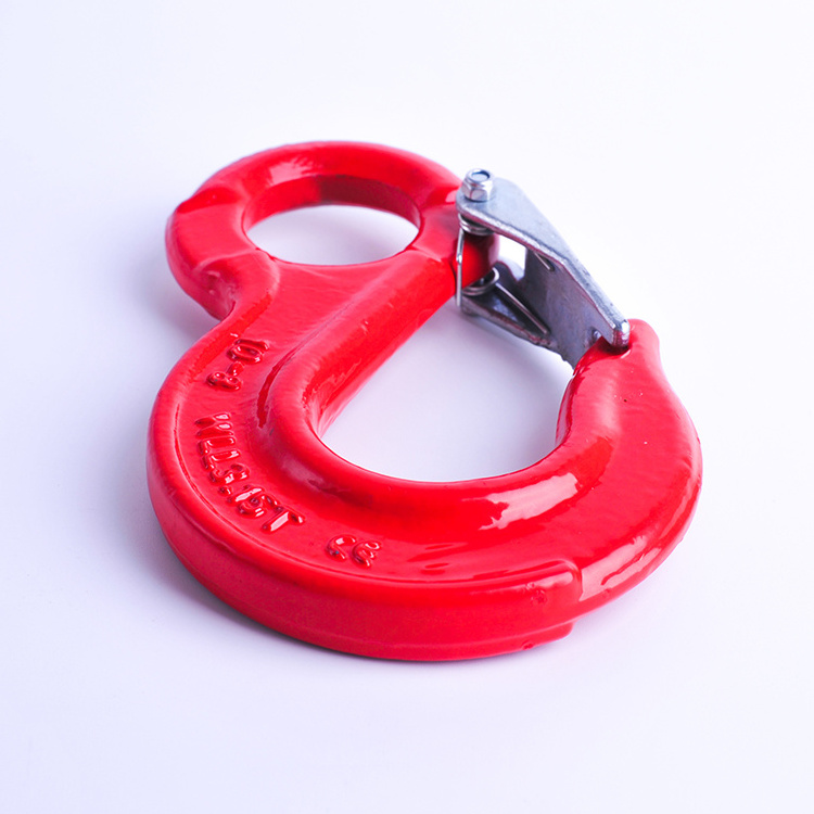 Eye Sling Hoise Lifting Crane Hook with Safety Latch for Chain Sling