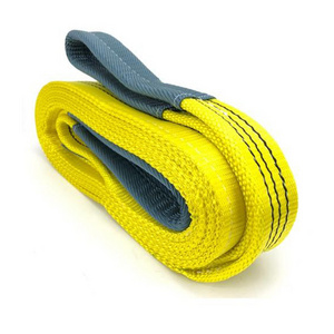 Flat Lifting Webbing Sling Polyester High Tensile Lifting Belt