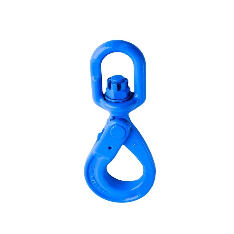 High Quality Swivel Self-locking Hook G80 G100 Lifting Safety Hook Sling Swivel Hook