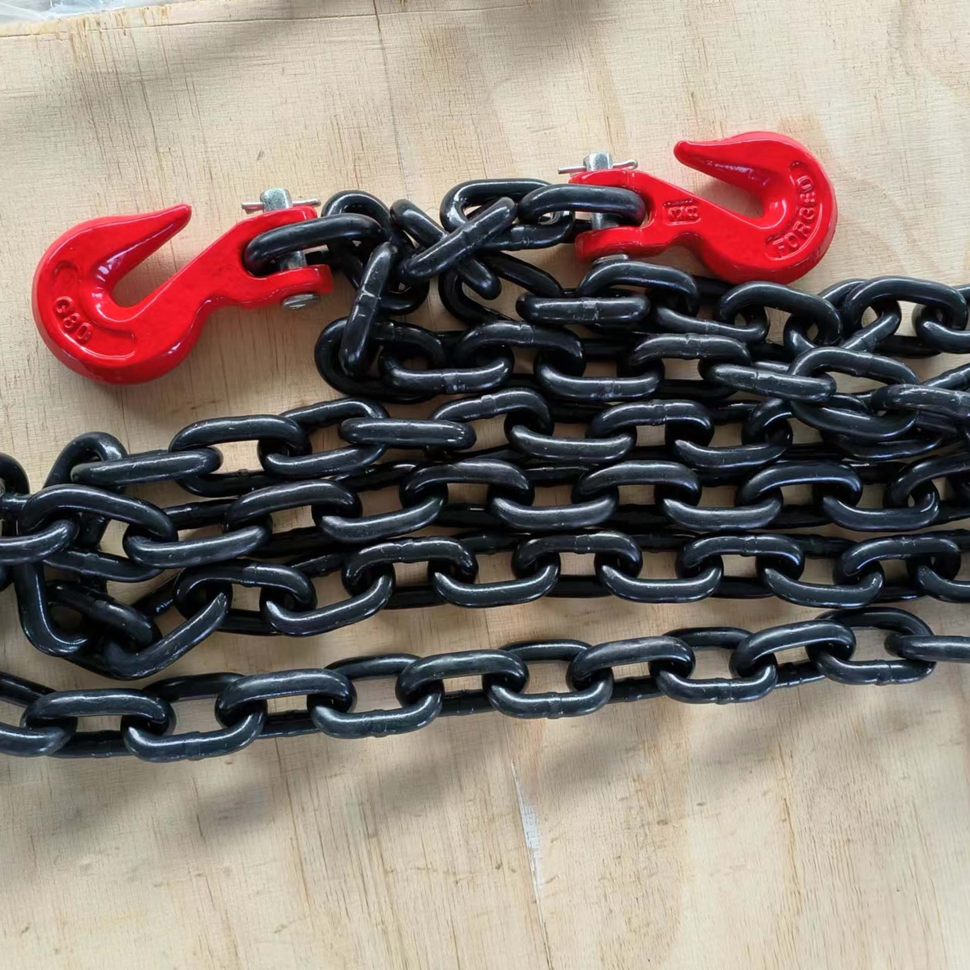 Heavy Duty Truck Chain Trailer Chain with Grab Hooks  Binder Chain