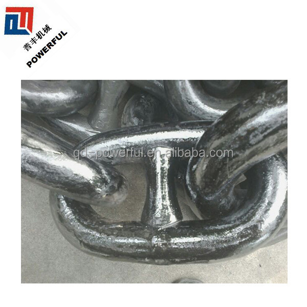 GRADE 1, GRADE 2, GRADE 3 SUPPLY STUDLESS LINK MARINE STEEL ANCHOR CHAIN