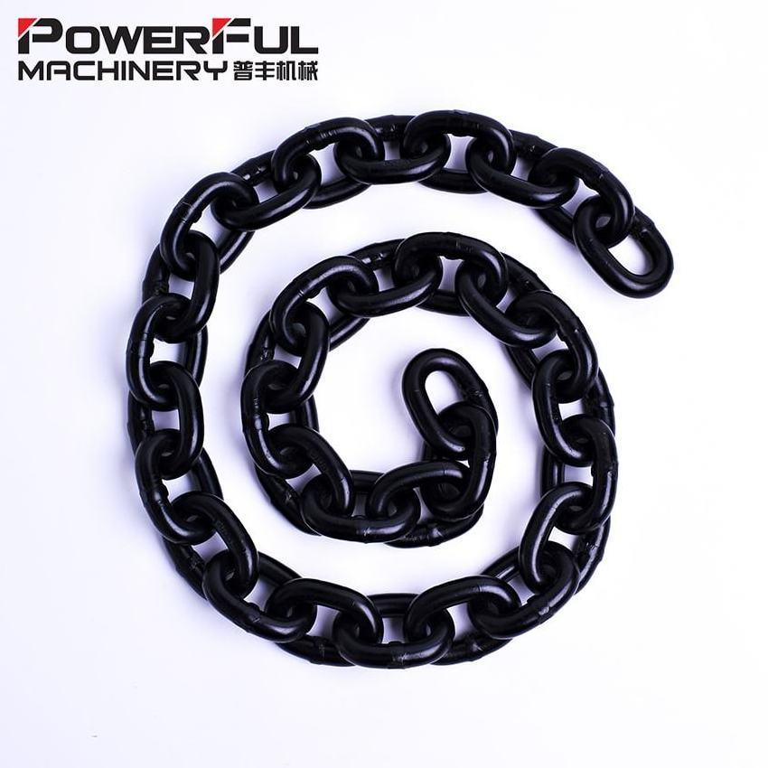 China Factory Manufacturer Directly Quality Heavy Duty Short Link G80 Alloy Steel Industrial Lifting Sling Black Load Chain