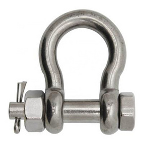 G2130 SS304 or SS316 Bolt Type Lifting Stainless Steel Safety Anchor Shackle