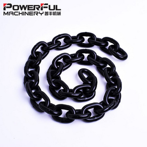 China Factory Manufacturer Directly Quality Heavy Duty Short Link G80 Alloy Steel Industrial Lifting Sling Black Load Chain