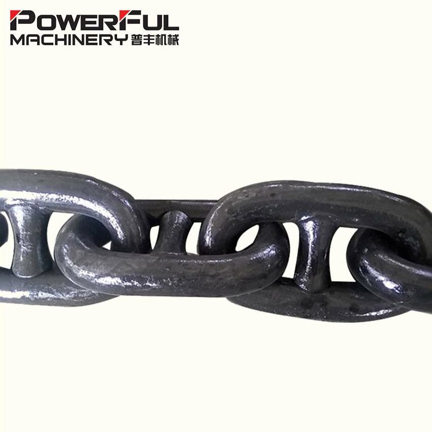 Grade 1/2/3 Bitumen Stud Anchor Chain Price 17.5-130mm with Kenter/Anchor Shackle