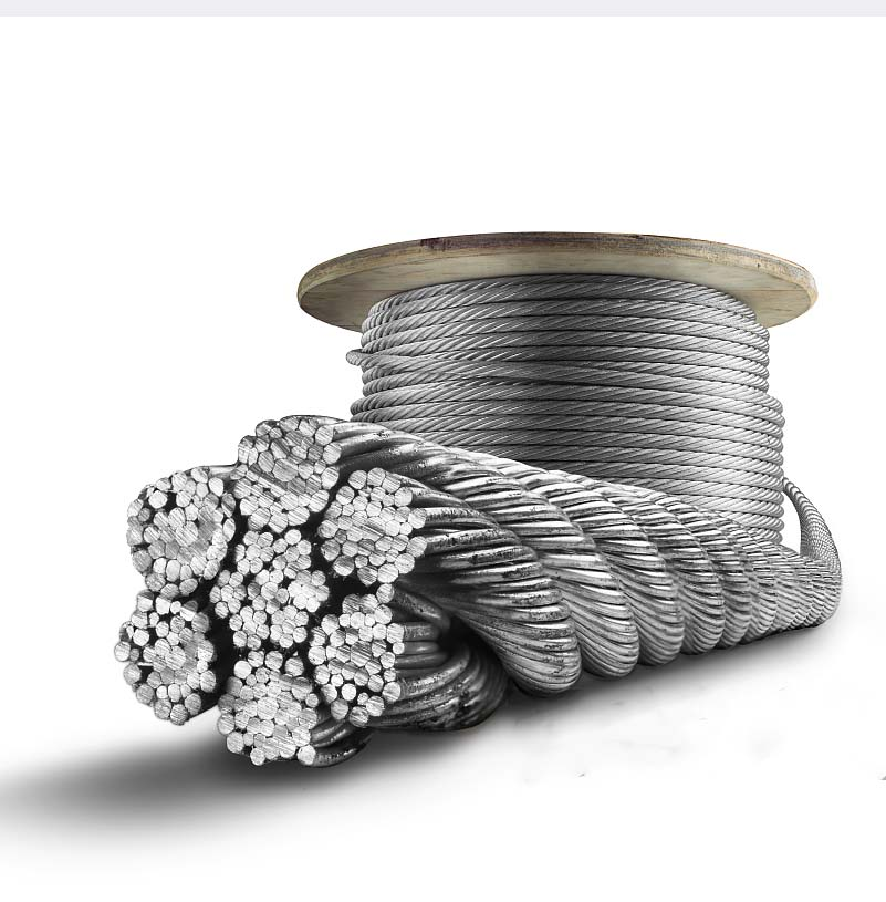 Galvanized wire rope Marine Cable 6x36SW+IWRC Steel Wire Rope