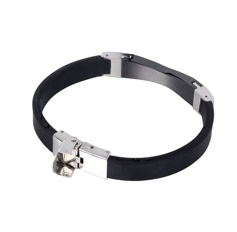 fashion leather bracelet 316 stainless steel personalized men's bracelet gift jewelry