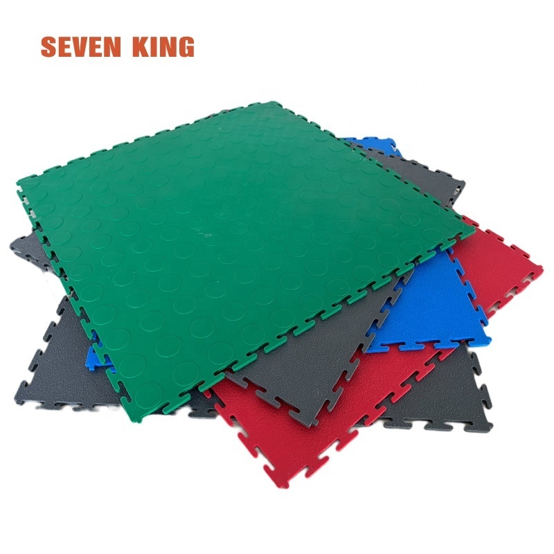 High strength Garage Flooring tiles removable pvc Interlocking Garage Plastic Floor Tile for warehouse