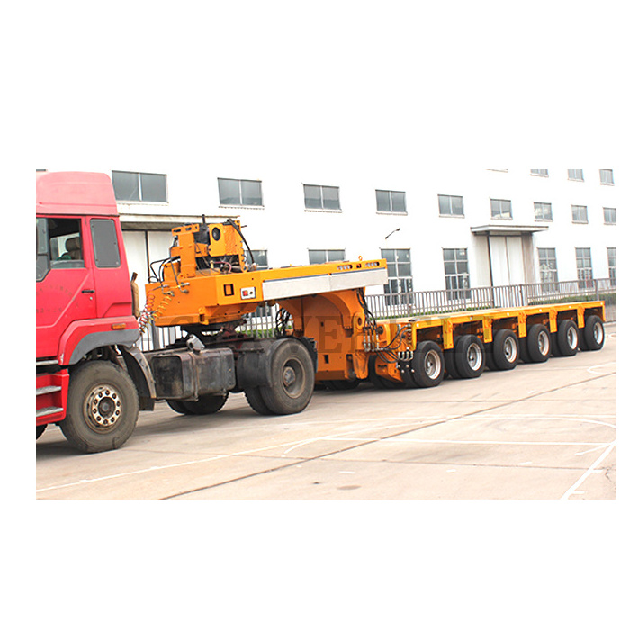 Heavy duty Hydraulic SPMT Multi Axles Low Bed Self Propelled Modular Transporter Truck Trailer for sale