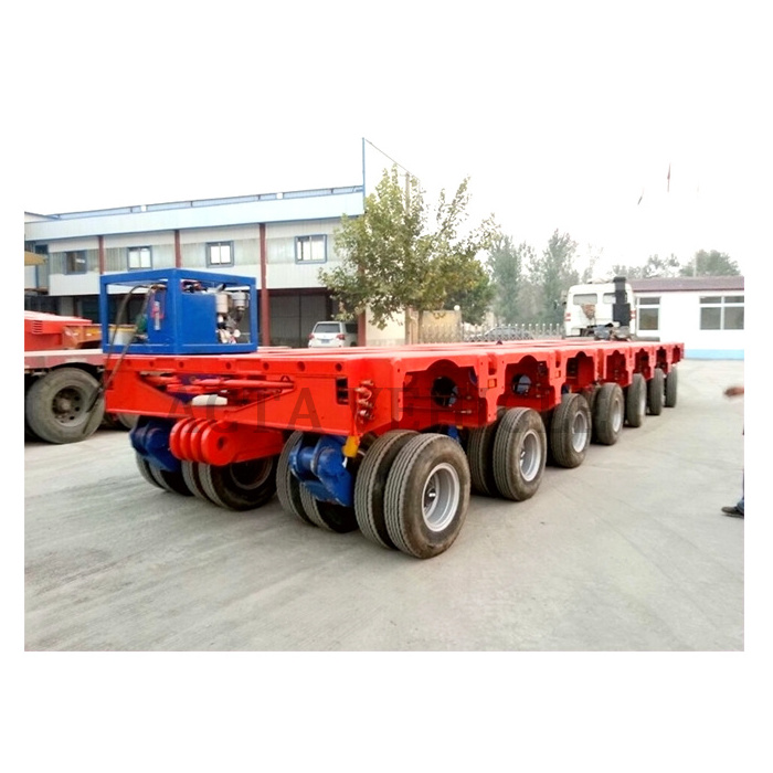 multi axle hydraulic axle modular trailer supplier spmt self propelled modular trailer for sale