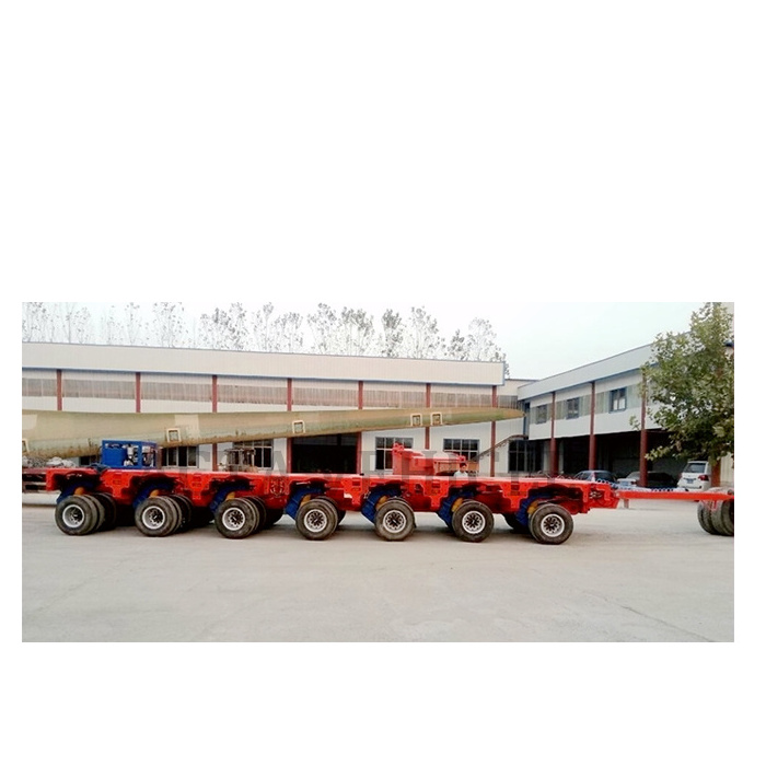 Heavy duty Hydraulic SPMT Multi Axles Low Bed Self Propelled Modular Transporter Truck Trailer for sale