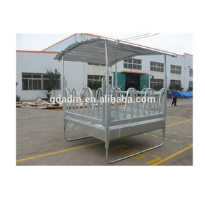 Australia Hot dipped Galvanized hay horse feeder with roof