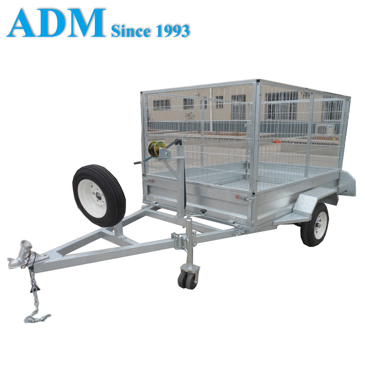 Strong Hot dip galvanized Tipper Box Utility Trailer with Winch Australia standard