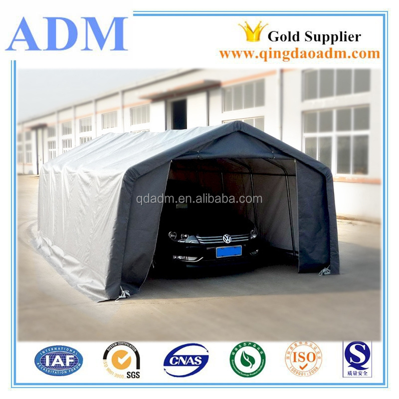 Steel frame 3X6m portable car garage canopy shelter