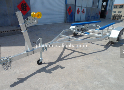 Hot Dip Galvanised Customized Inflatable Jet Ski Boat Semi Trailer For Sale