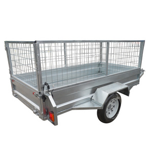 Hot dip gal tilt cargo 7x4 7x5 8x5 box trailer for farm