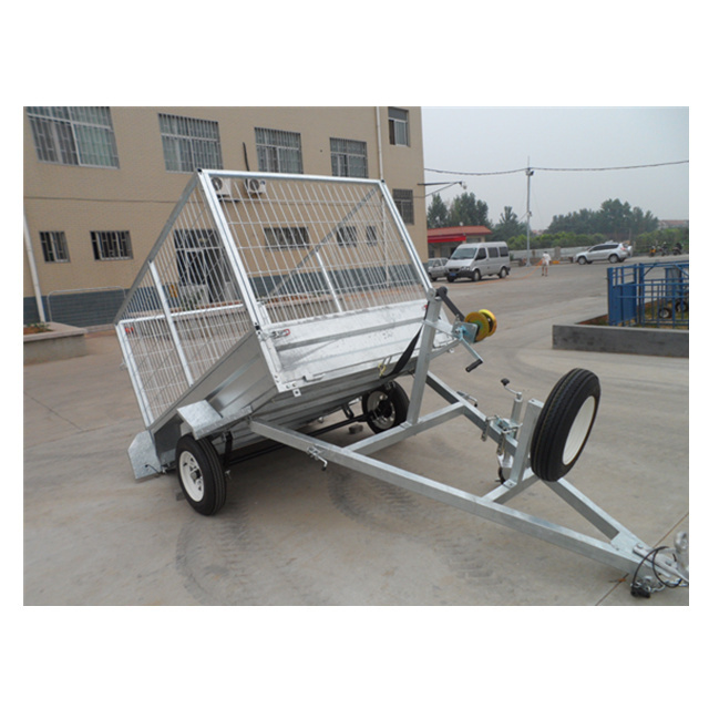 Strong Hot dip galvanized Tipper Box Utility Trailer with Winch Australia standard