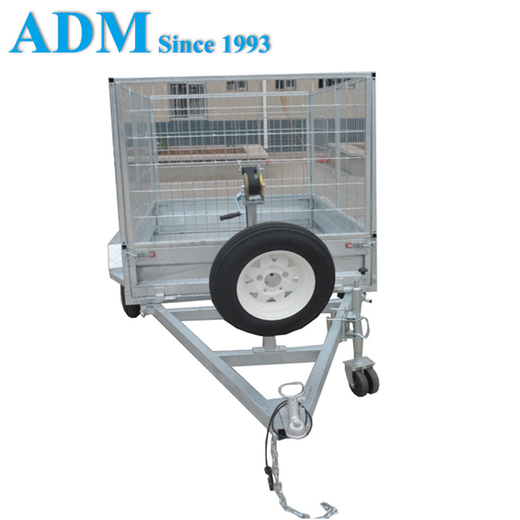 Strong Hot dip galvanized Tipper Box Utility Trailer with Winch Australia standard