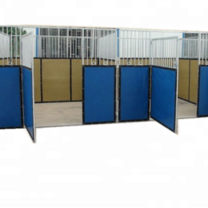 PVC Canvas HDG Horse Stall Stable Equipment With Steel Frame