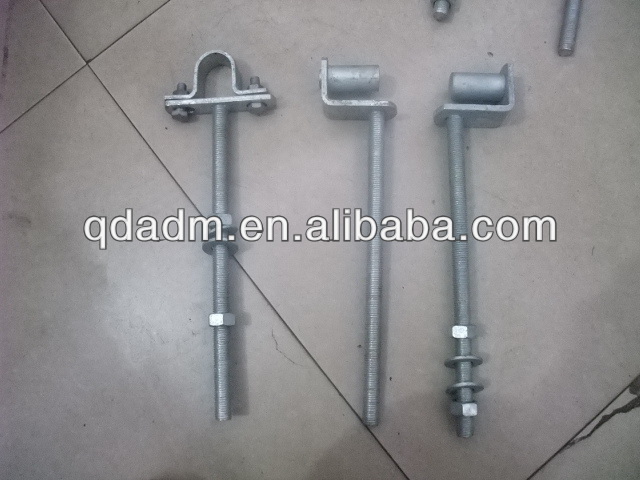 Hot dip galvanized farm gate latch with gate gudgeon