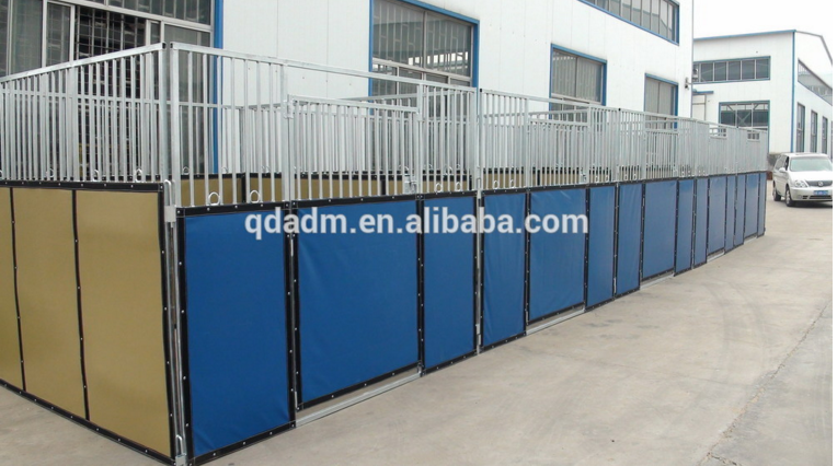 ADM Economical Hot Dip Galvanized Portable PVC Jump Stable Horse Stall With HDPE