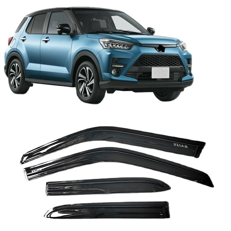 Aibyiar wind deflectors For Toyota Raize 2019- 2022 Durable Using Window Visor Vent Sun Shade Guard Door Visor Rain Deflectors