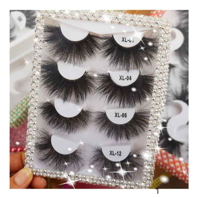 Eyelash Silk Lashes Vendor Eyelashes Eye Lashes Pestanas Factories Eye Lashes Faux Cils 5 Paire Mink Fluffy Eyelashes 25mm