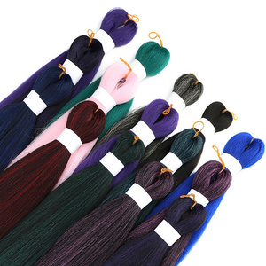 Wholesale  Easy Braid Hair Jumbo EZ Braids Hair Extension Expression Synthetic Pre Stretched Yaki Braiding Hair