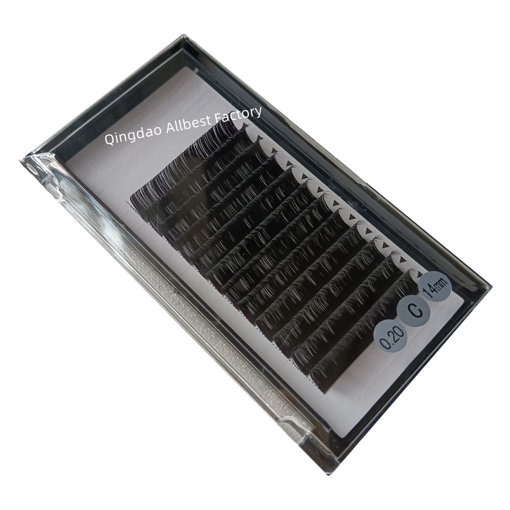 Curl Master Classic Mix Trays Synthetic Hair 2023 Individual Premium Faux Mink Lash Extension 0.12 CC Hand Made Matte Black Dd