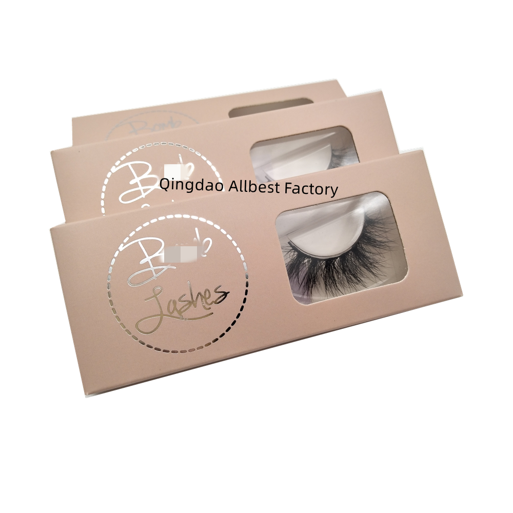 Private Label Full Strip Eyelash Package Case Empty Eye Lashes White Paper Eyelash Box Packaging Luxury