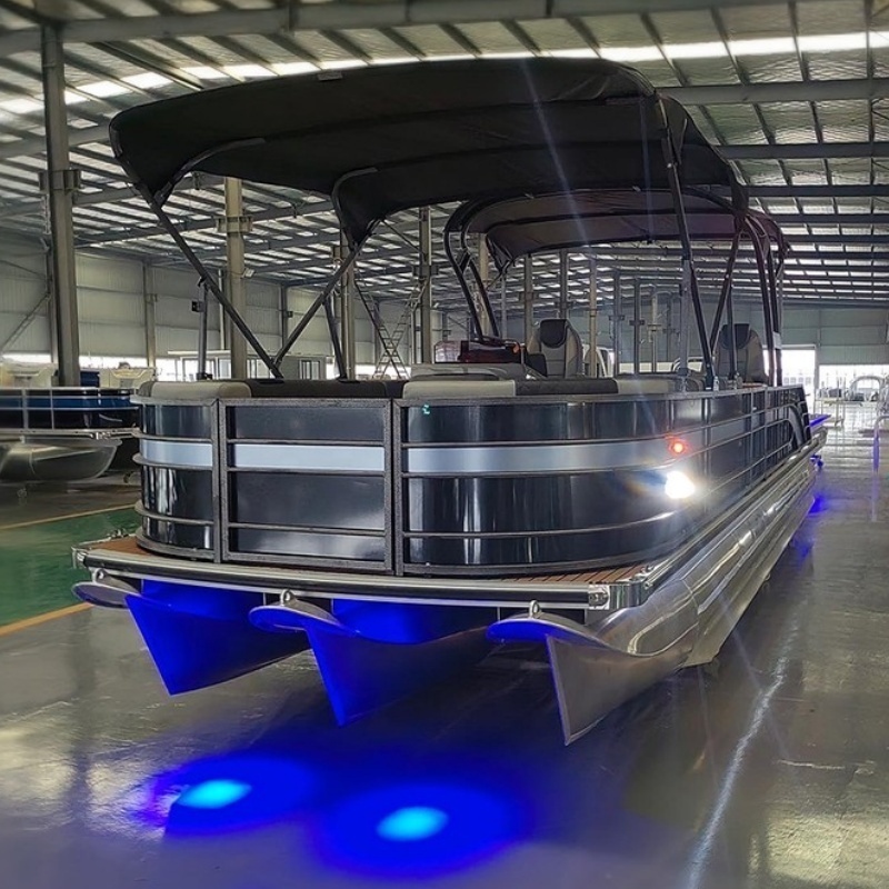 30FT 9M Resort Tourism Transportation Lake River Water Hotel Rental Passenger Pontoon Boat for sale